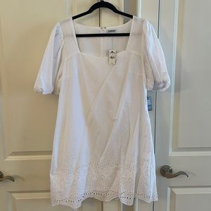 Express white dress